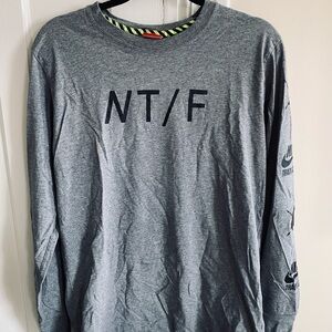 Nike NT/F Gray Long Track Shirt